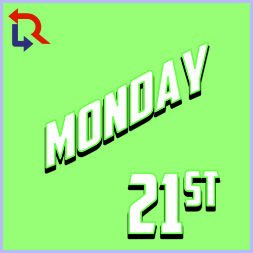 Monday 21st