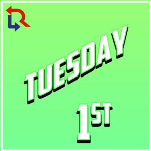 Tuesday 1st July