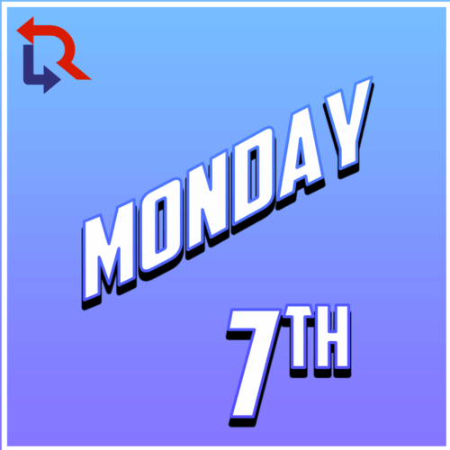 Monday 7th July