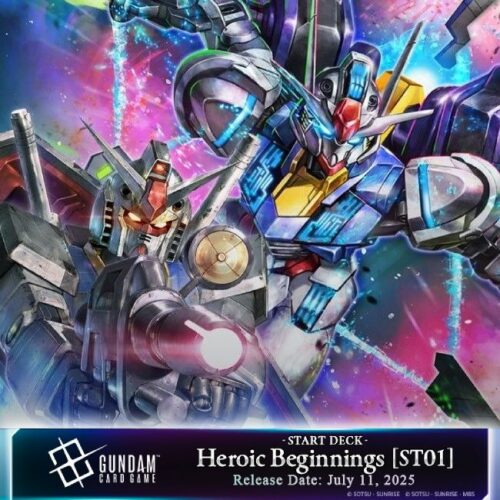 Gundam Card Game: Starter Deck Display – Heroic Beginnings [ST01]